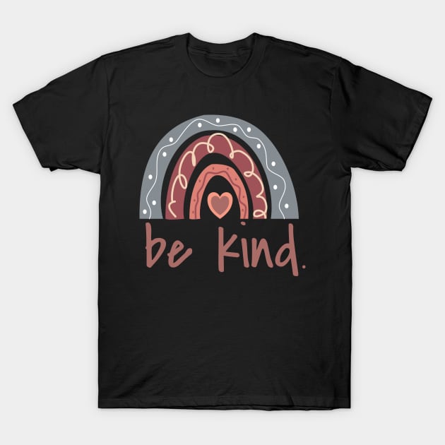 Be Kind Rainbow T-Shirt by PlusAdore